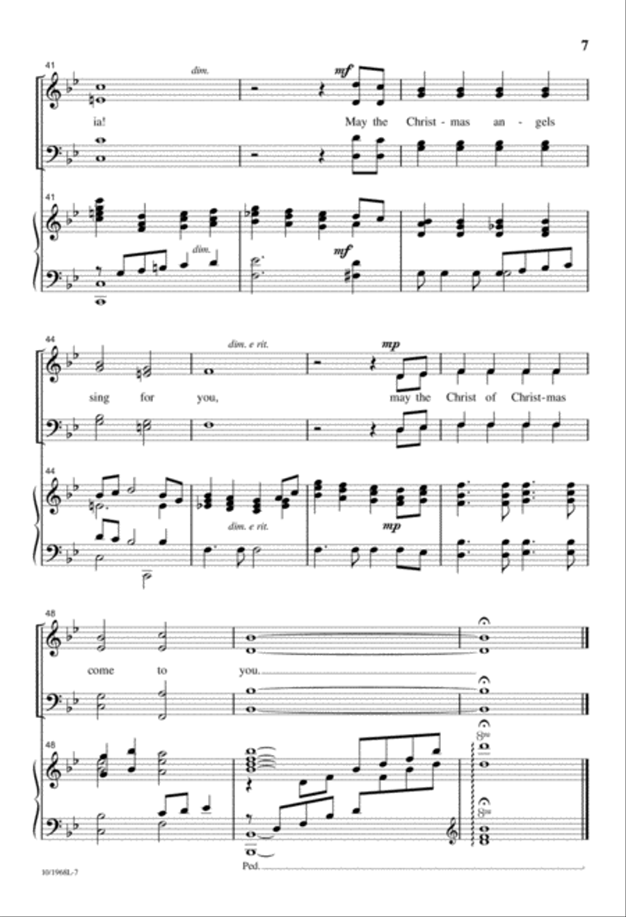 A Christmas Prayer A Christmas Prayer 4-Part scores gallery preview page 7