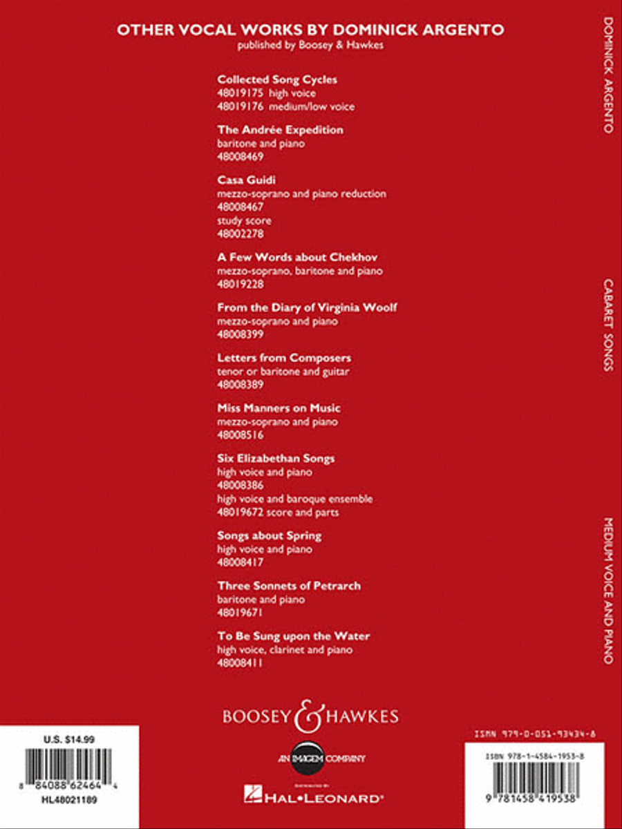 Cabaret Songs Cabaret Songs Medium Voice scores gallery preview page 2