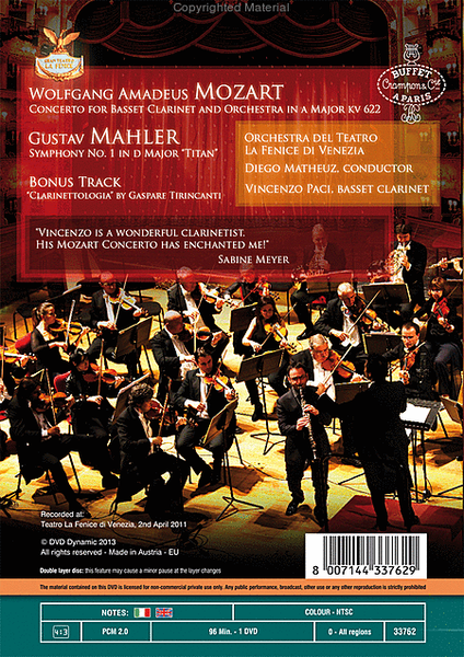 Mozart-Concert for Basset Clar