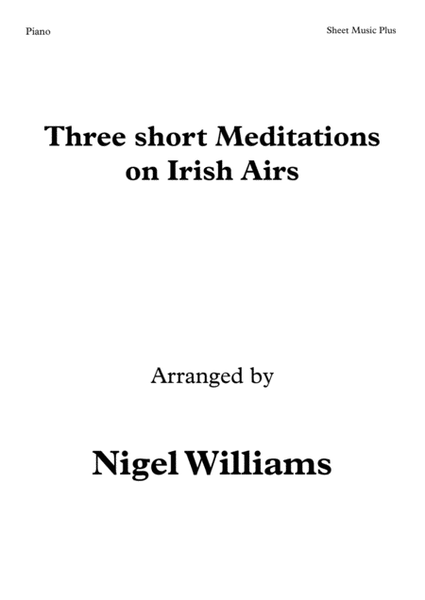 Three Short Meditations on Irish Airs, for Piano image number null