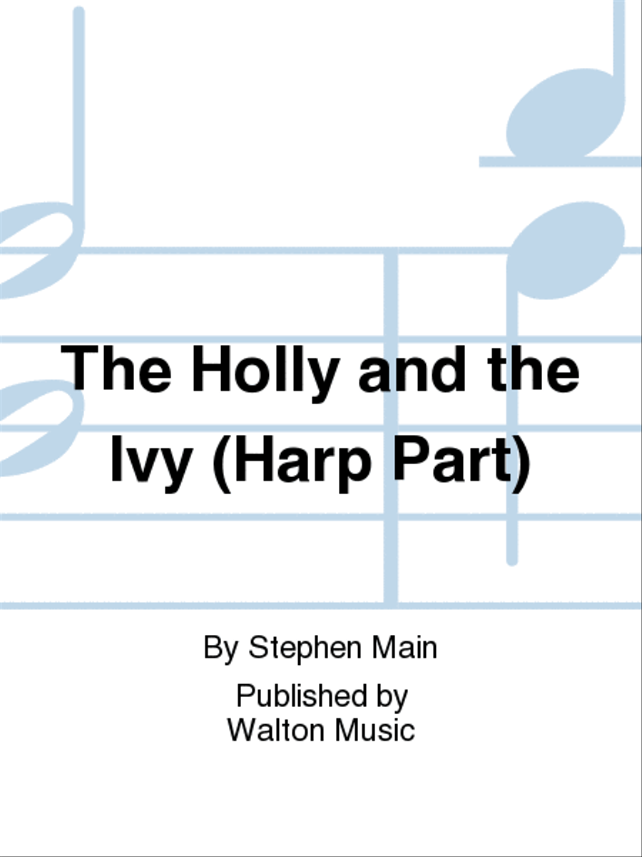 The Holly and the Ivy (Harp Part) 4-Part scores gallery preview page 1