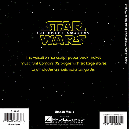Star Wars: The Force Awakens – Manuscript Paper