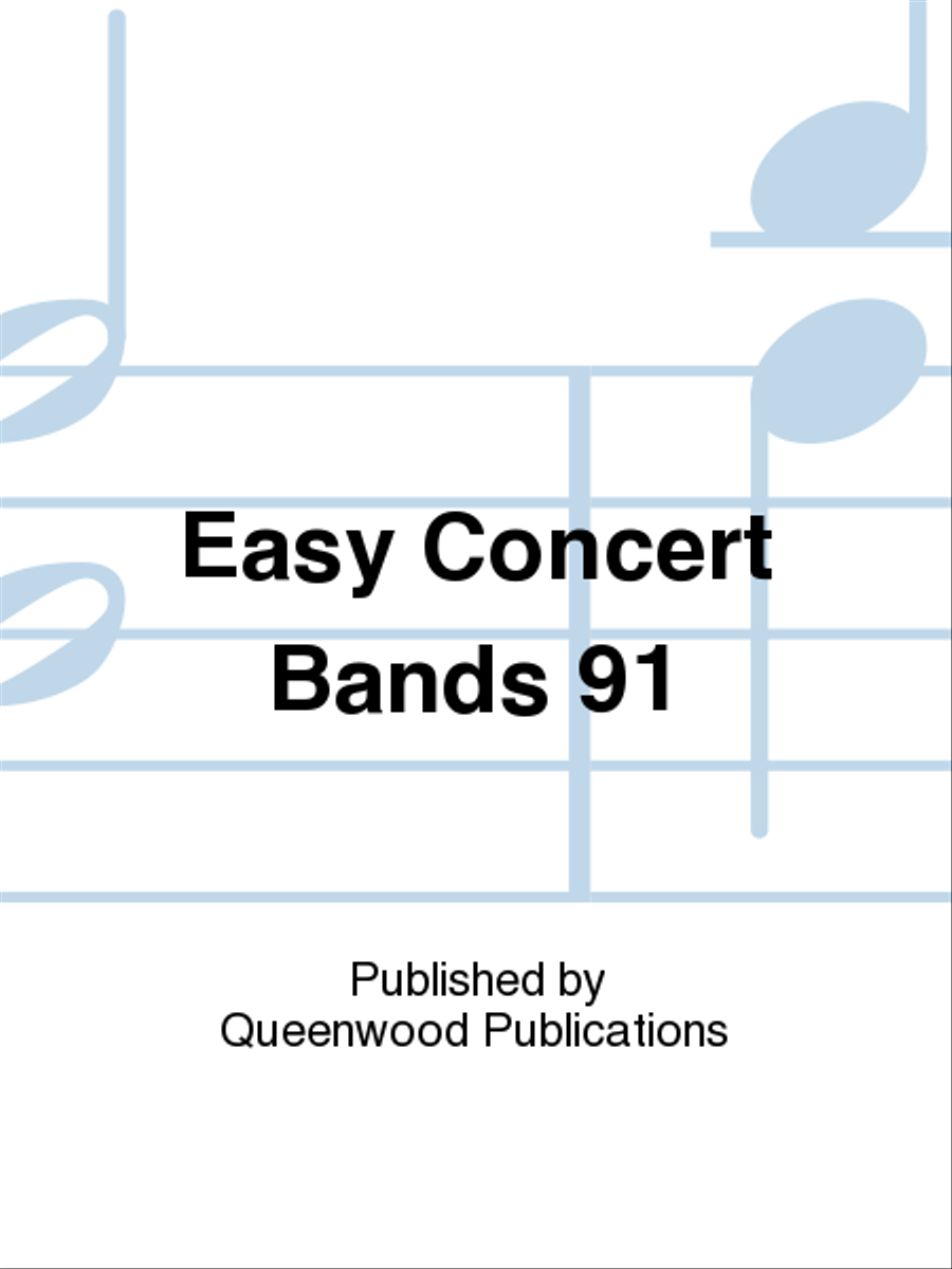 Easy Concert Bands 91 Concert Band scores gallery preview page 1