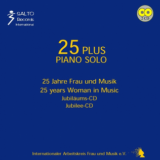 Book cover for 25 PLUS Piano Solo. Klaviermusik aus aller Welt von 27 Komponistinnen