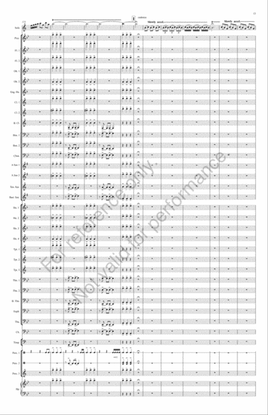 Shenandoah Fantasy Concert Band scores gallery preview page 14