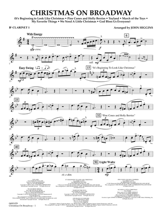 Christmas on Broadway - Bb Clarinet 1
