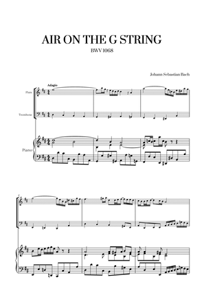 Johann Sebastian Bach - Air on the G String for Flute, Trombone and Piano