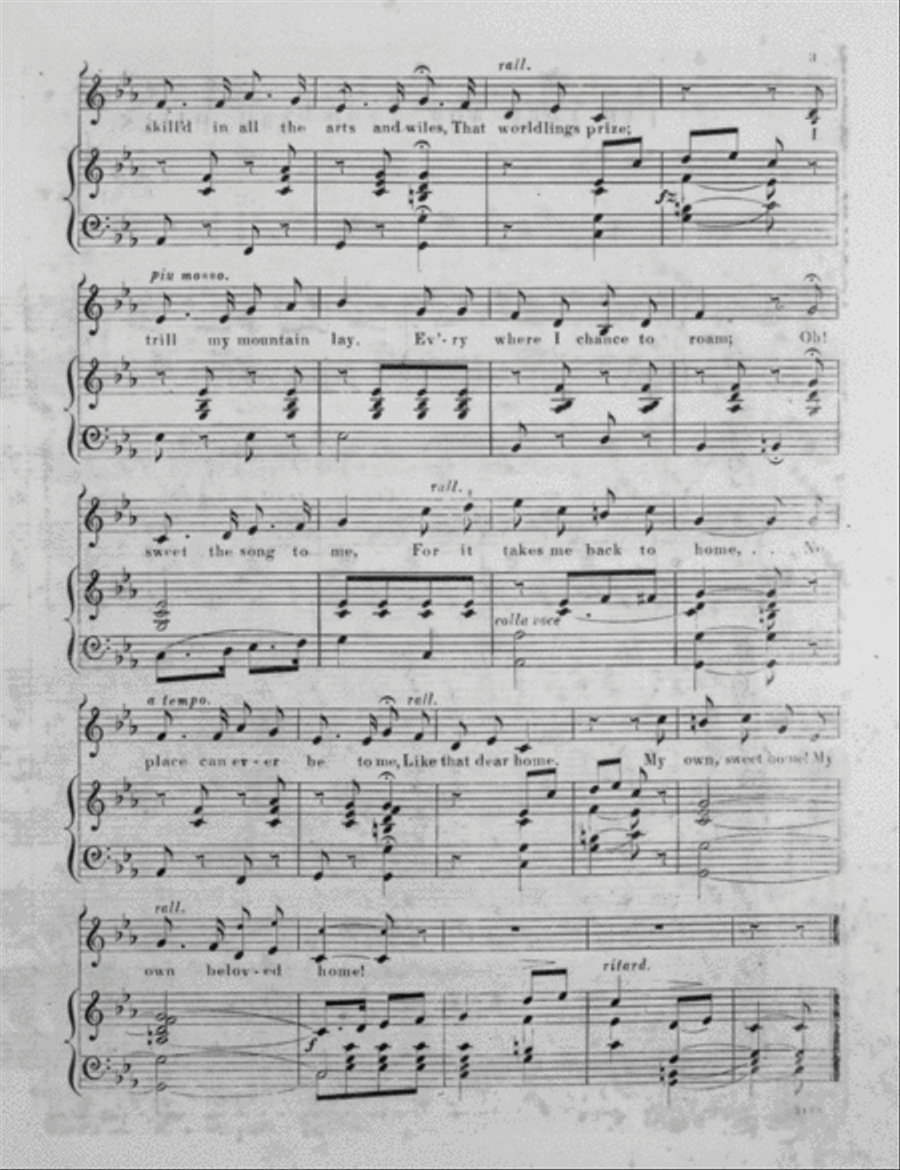 I've Left the Snow-Clad Hills Voice scores gallery preview page 3