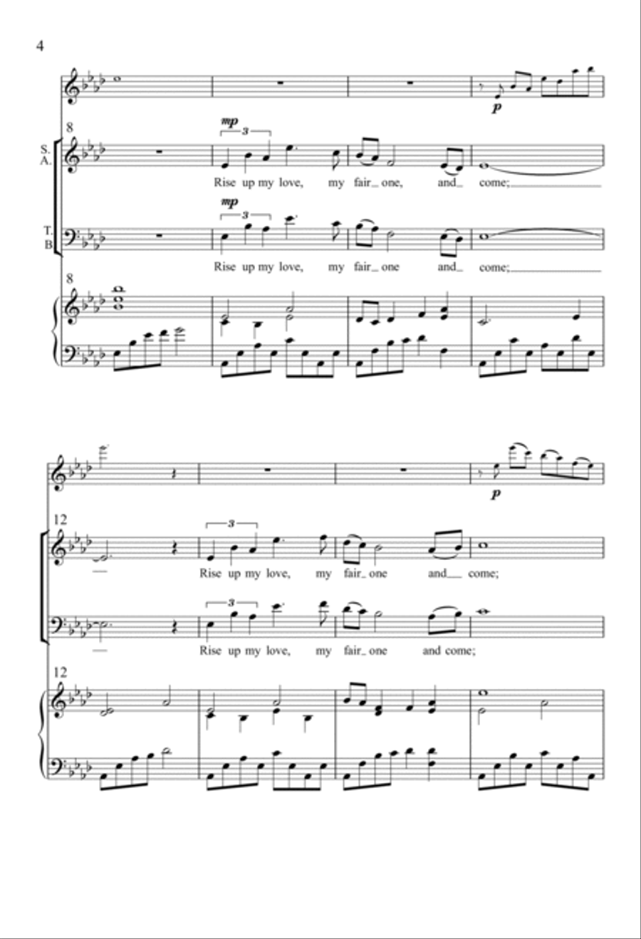 Rise Up, My Love 4-Part scores gallery preview page 2