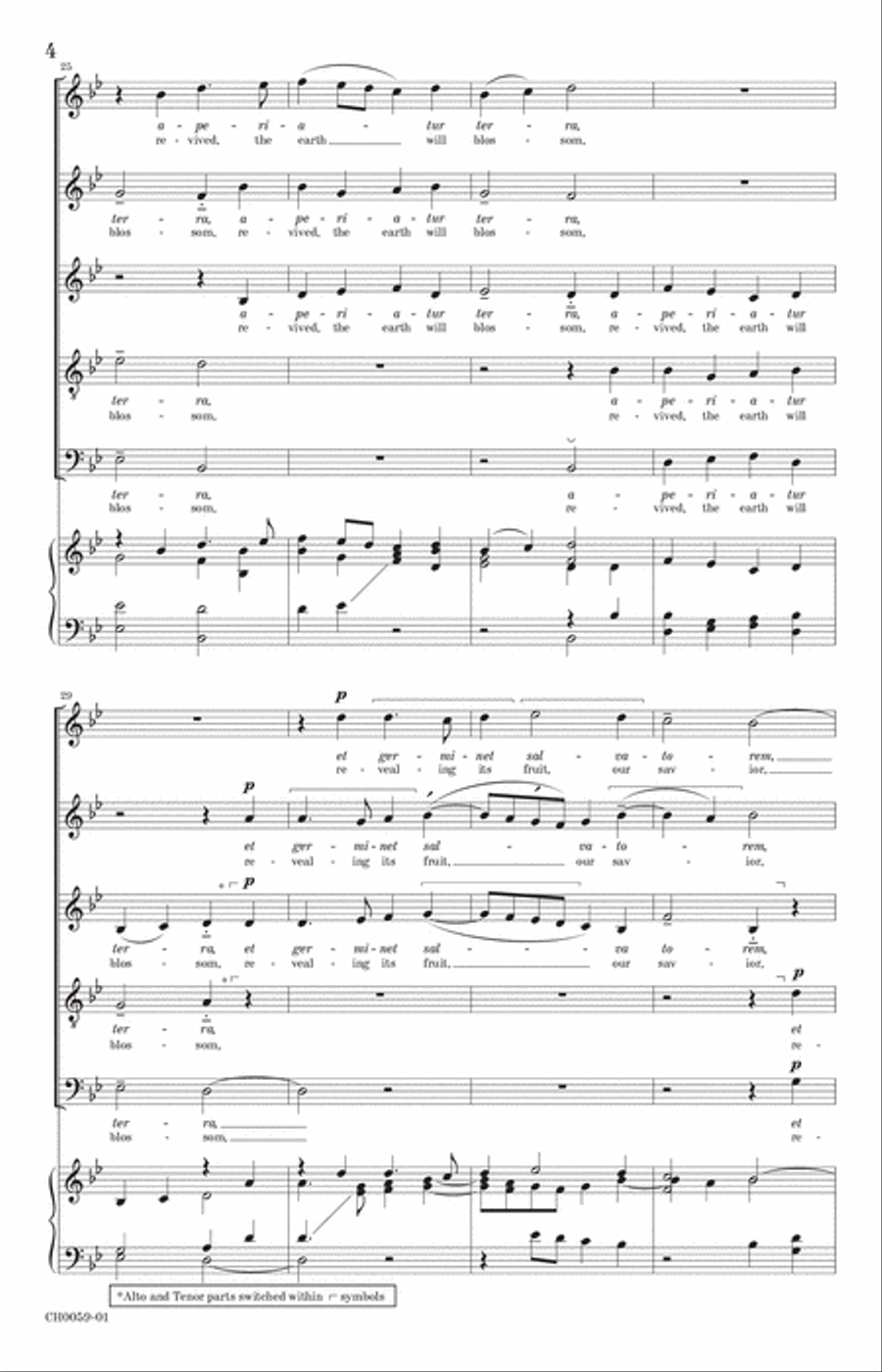 Rorate coeli Rorate coeli Divisi scores gallery preview page 4