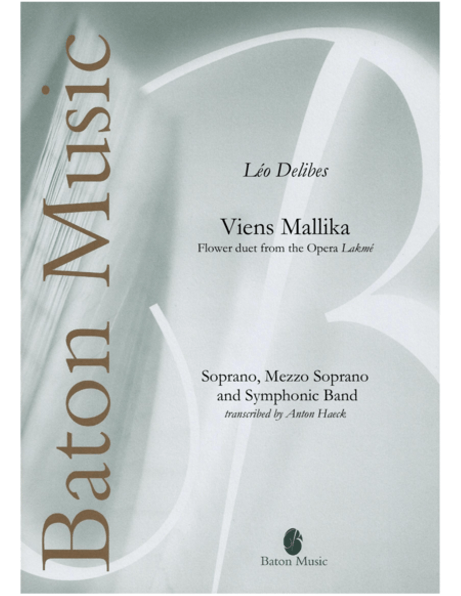 Viens, Mallika Viens, Mallika Concert Band scores gallery preview page 1