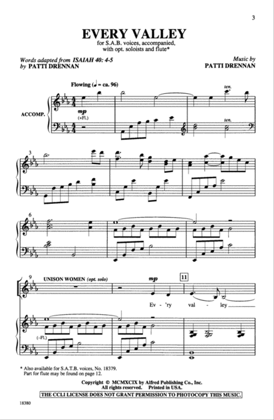 Every Valley Every Valley 3-Part scores gallery preview page 2