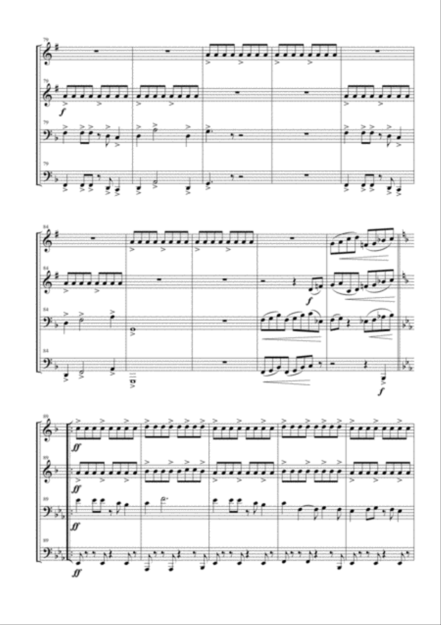 The Magnificent Seven Brass Ensemble scores gallery preview page 6