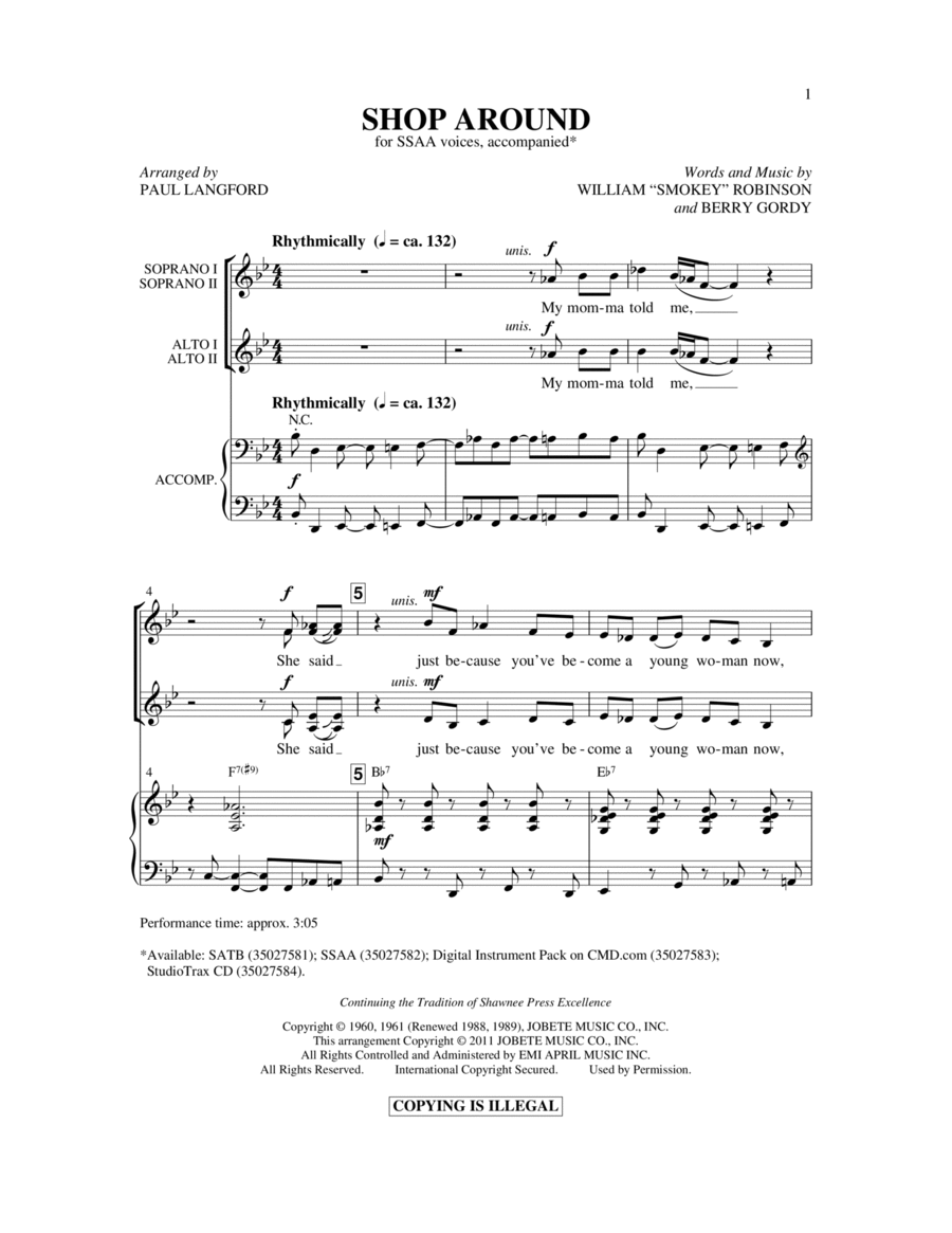 Shop Around Shop Around SSA scores gallery preview page 1