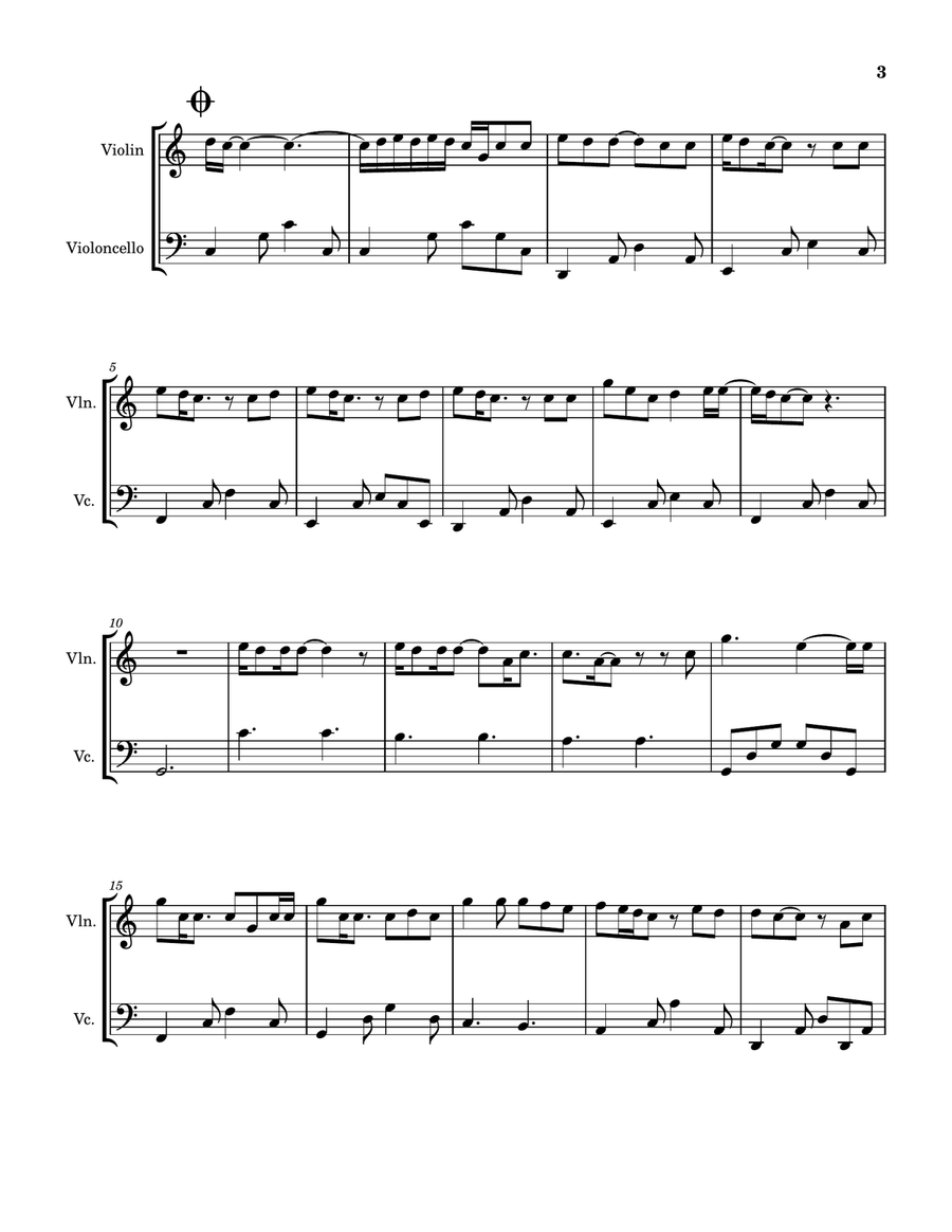 Beautiful Crazy String Duet scores gallery preview page 4