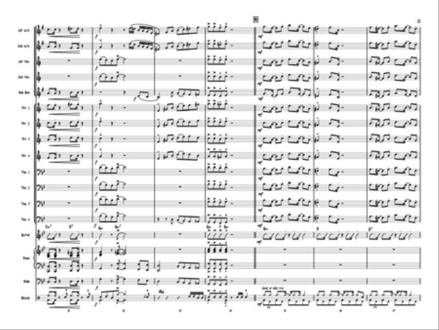 Dance Like No One's Watching Jazz Ensemble - Sheet Music page 15