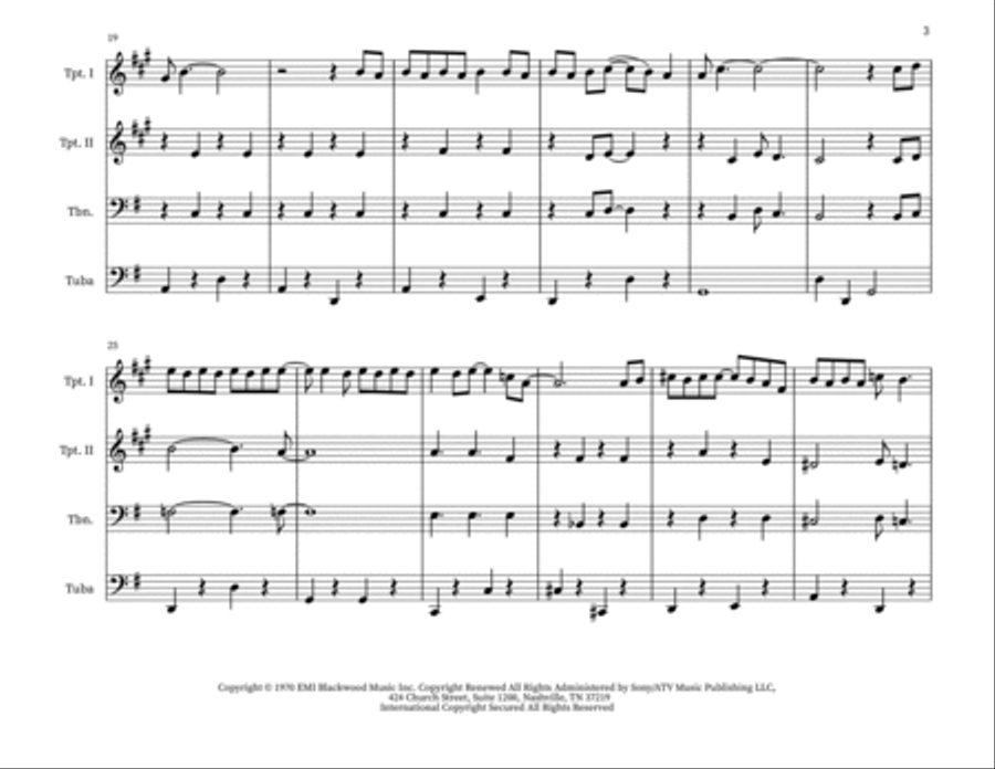 Put Your Hand In The Hand Small Ensemble scores gallery preview page 3