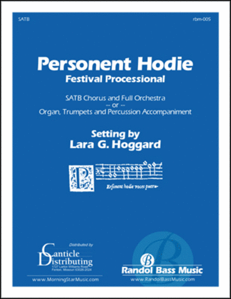 Personent Hodie (Choral Score) image number null