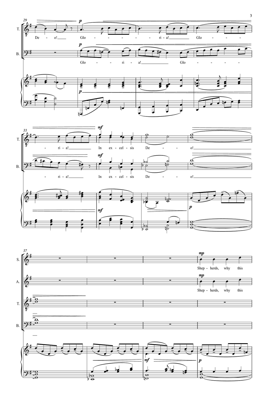 Angels We Have Heard On High Divisi scores gallery preview page 3
