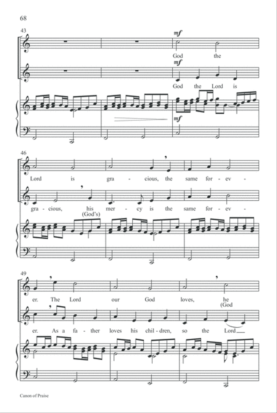 Easy Anthems, Vol. 5 Easy Anthems, Vol. 5 3-Part scores gallery preview page 71