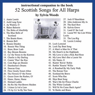 Book cover for 52 Scottish Songs for All Harps