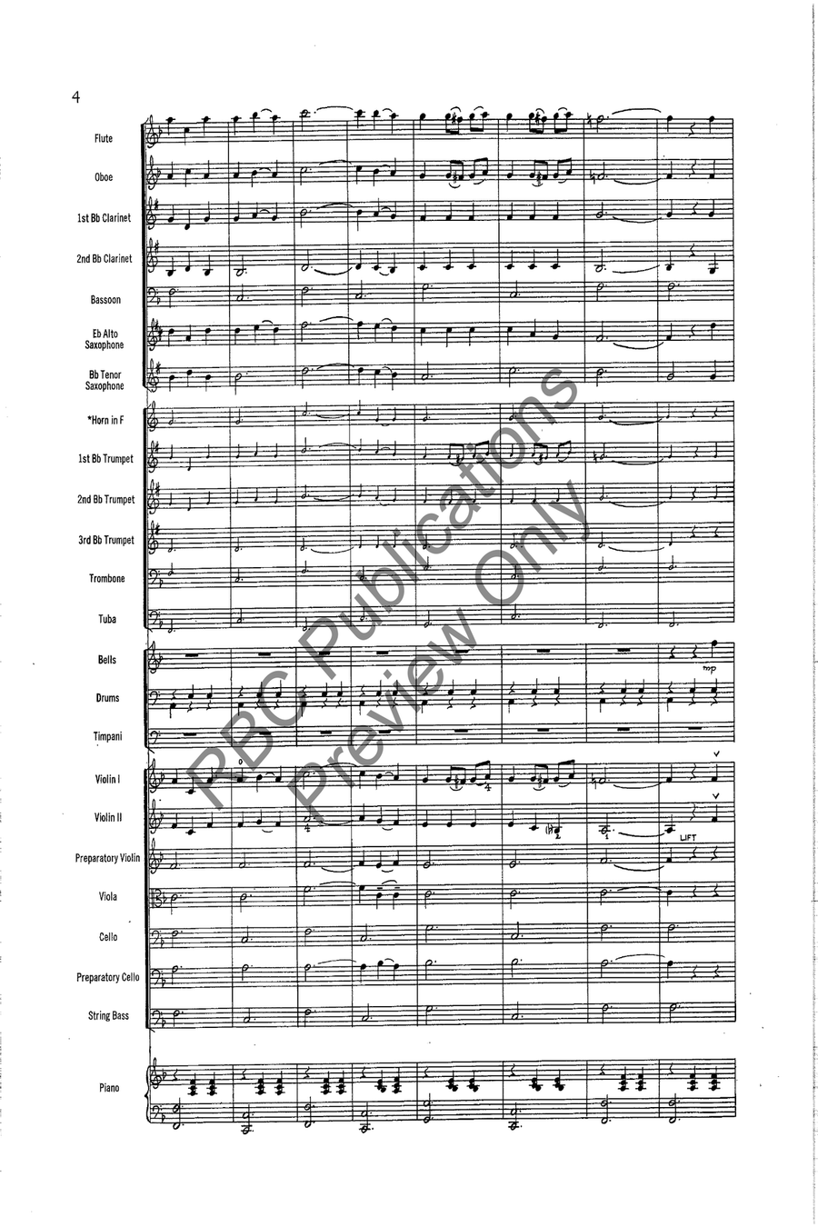 Waltz From La Traviata Waltz From La Traviata Full Orchestra scores gallery preview page 7
