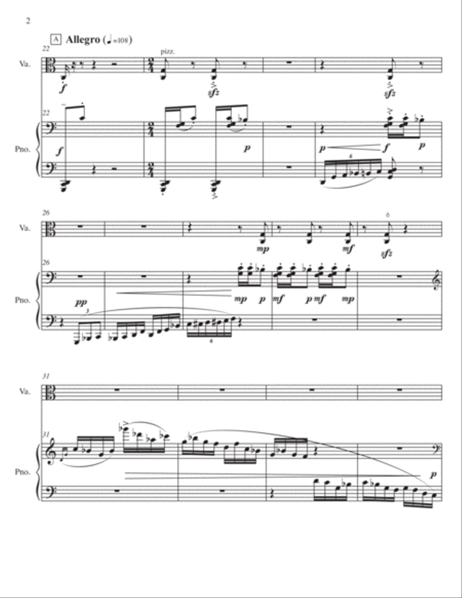 Froggy, Froggy for viola and piano Piano scores gallery preview page 4
