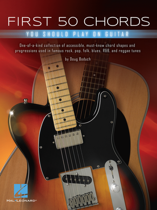 Book cover for First 50 Chords You Should Play on Guitar