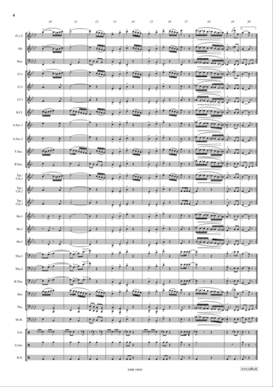 Sembrancher Concert Band scores gallery preview page 5