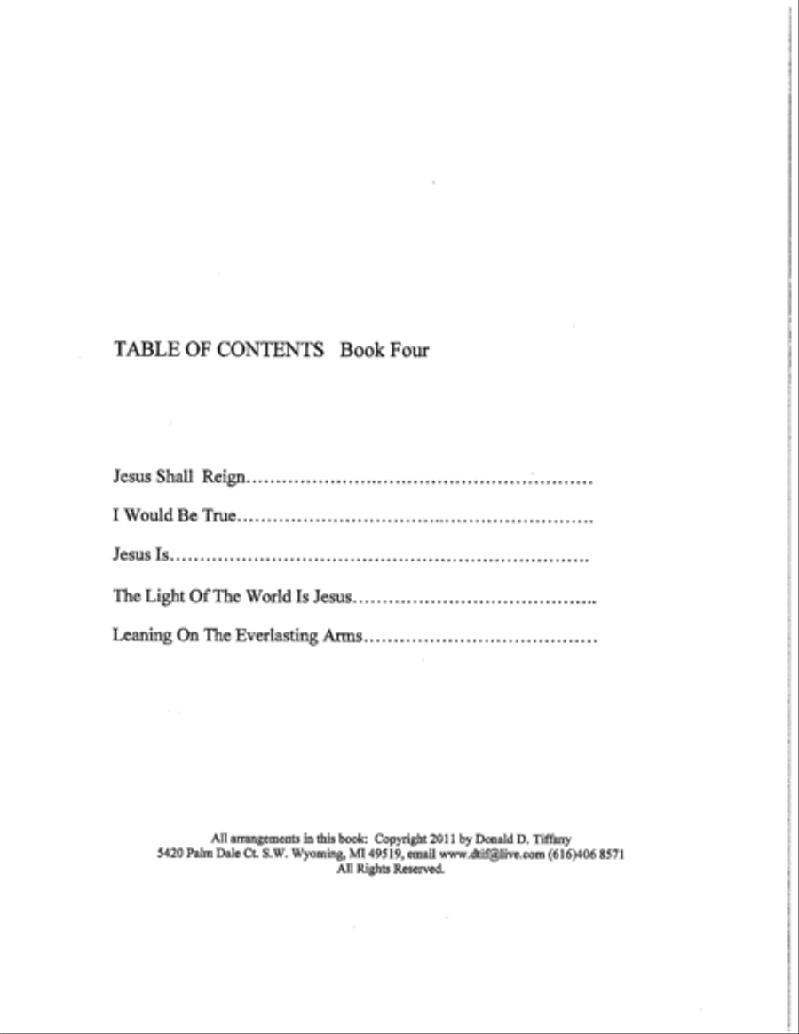 Easy Hymn Arrangements Book Four Piano Solo scores gallery preview page 2