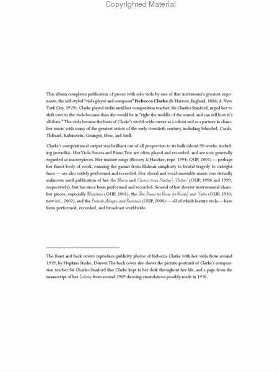 Shorter Pieces for viola and piano Piano Accompaniment scores gallery preview page 2