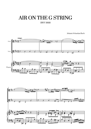 Johann Sebastian Bach - Air on the G String (for Viola Duet)
