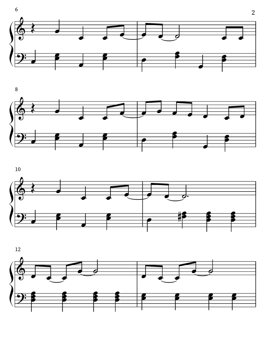 Cocomelon Lane Theme Song Easy Piano scores gallery preview page 3