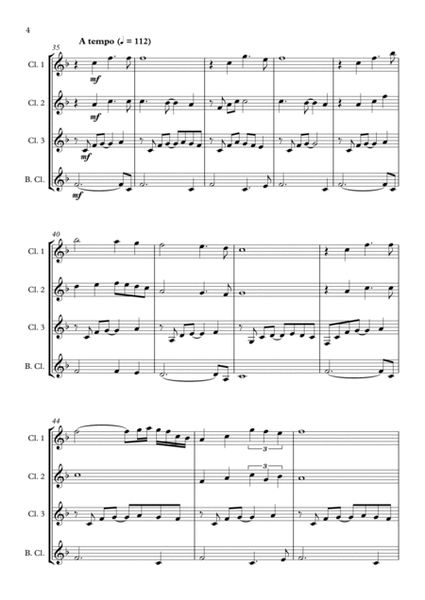 The Bridal Chorus - for Clarinet Quartet image number null