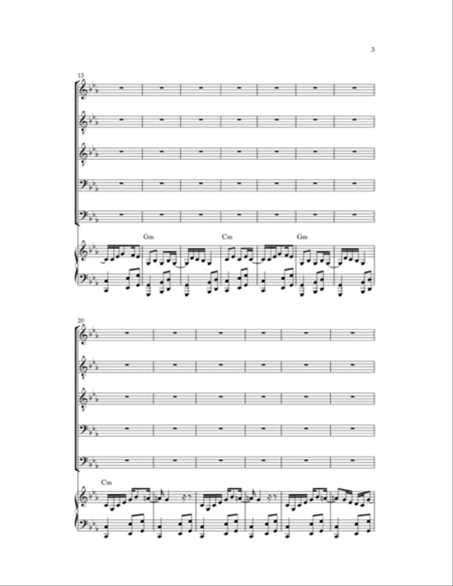 Mis Sentimientos Choir scores gallery preview page 2