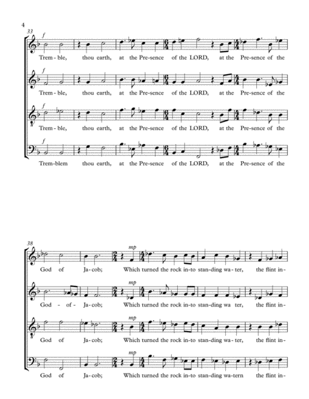 Psalm 114, for A Capella Chorus