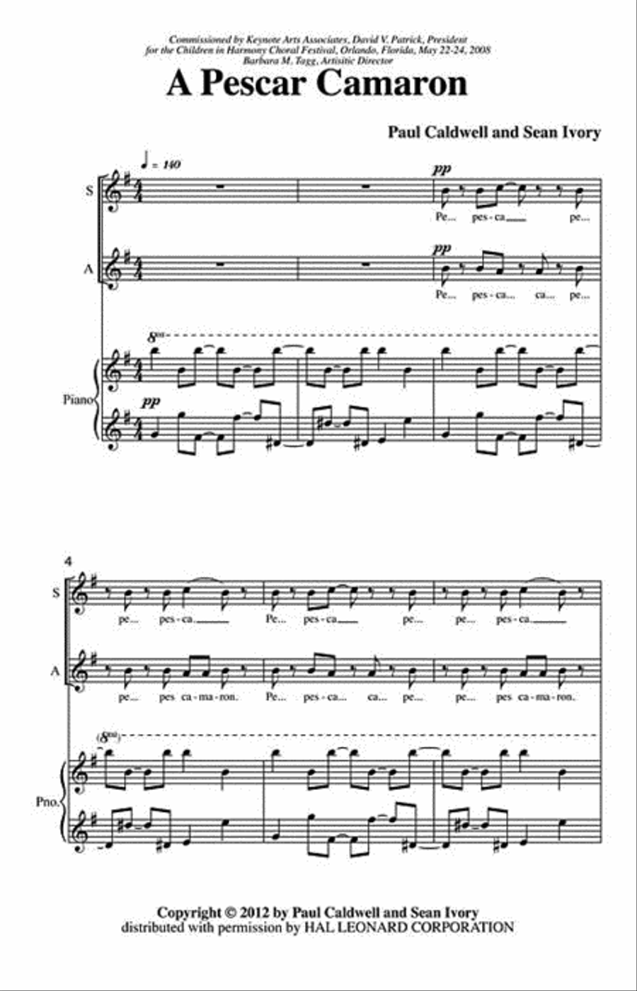 A Pescar Camaron SSA scores gallery preview page 2