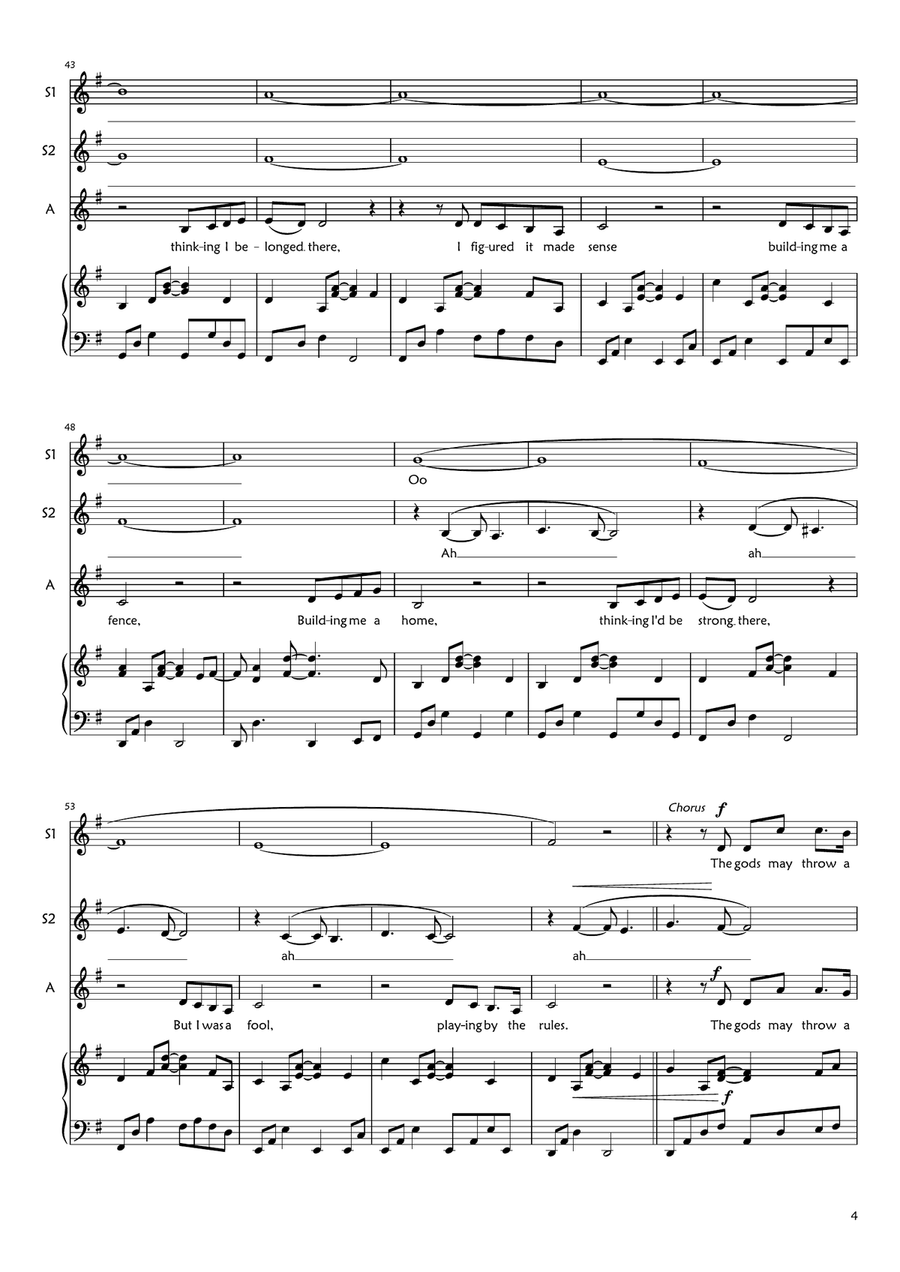 The Winner Takes It All The Winner Takes It All SSA scores gallery preview page 4