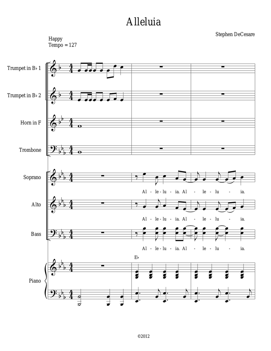 Alleluia (from 