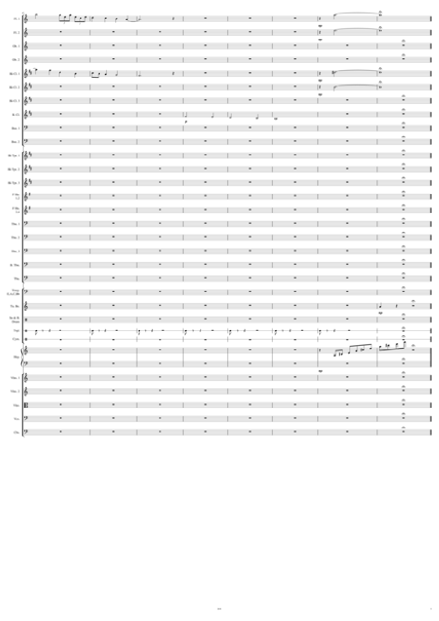 January Full Orchestra scores gallery preview page 5