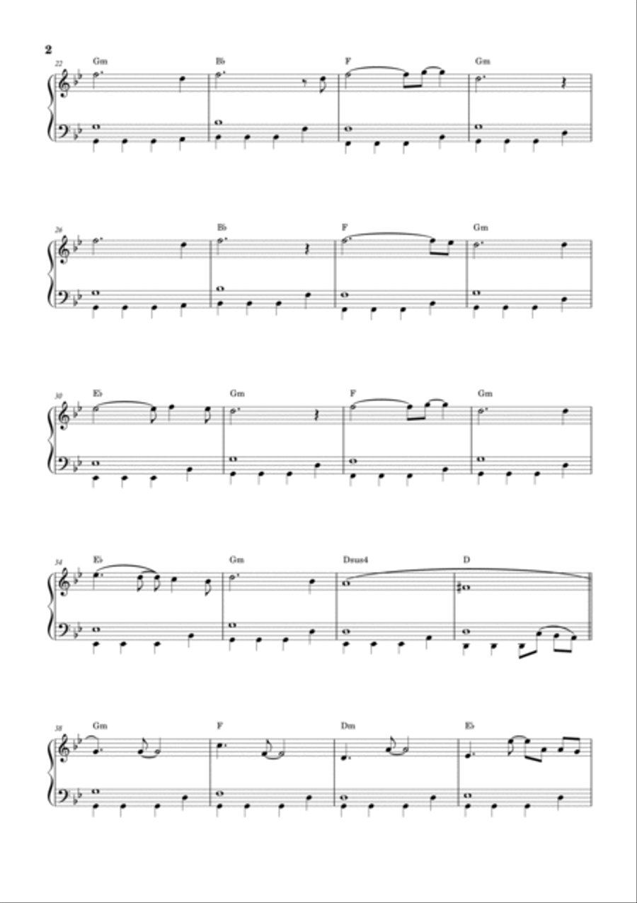 Like A Stone Easy Piano scores gallery preview page 3