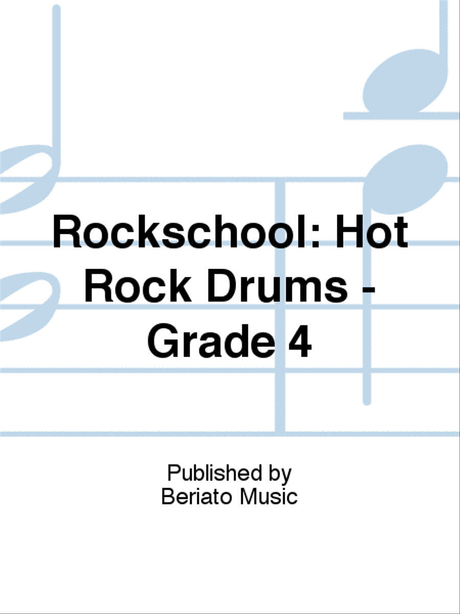 Rockschool: Hot Rock Drums - Grade 4 Drums scores gallery preview page 1