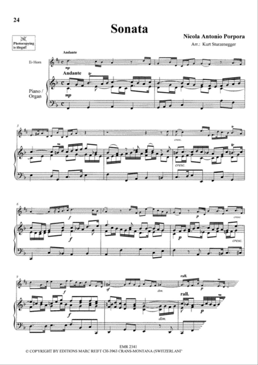 Baroque Masterpieces Horn scores gallery preview page 8