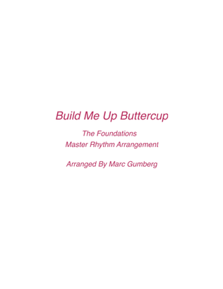 Book cover for Build Me Up, Buttercup