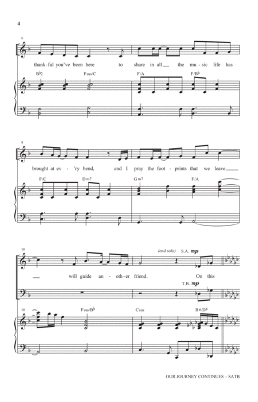 Our Journey Continues Our Journey Continues 4-Part scores gallery preview page 2