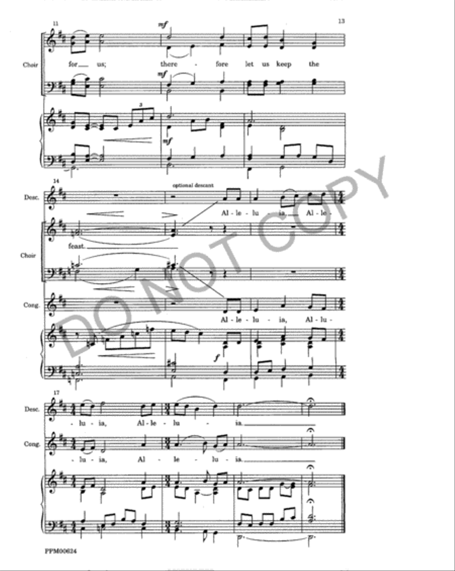 Festival Eucharist (Choral Score) 4-Part scores gallery preview page 14