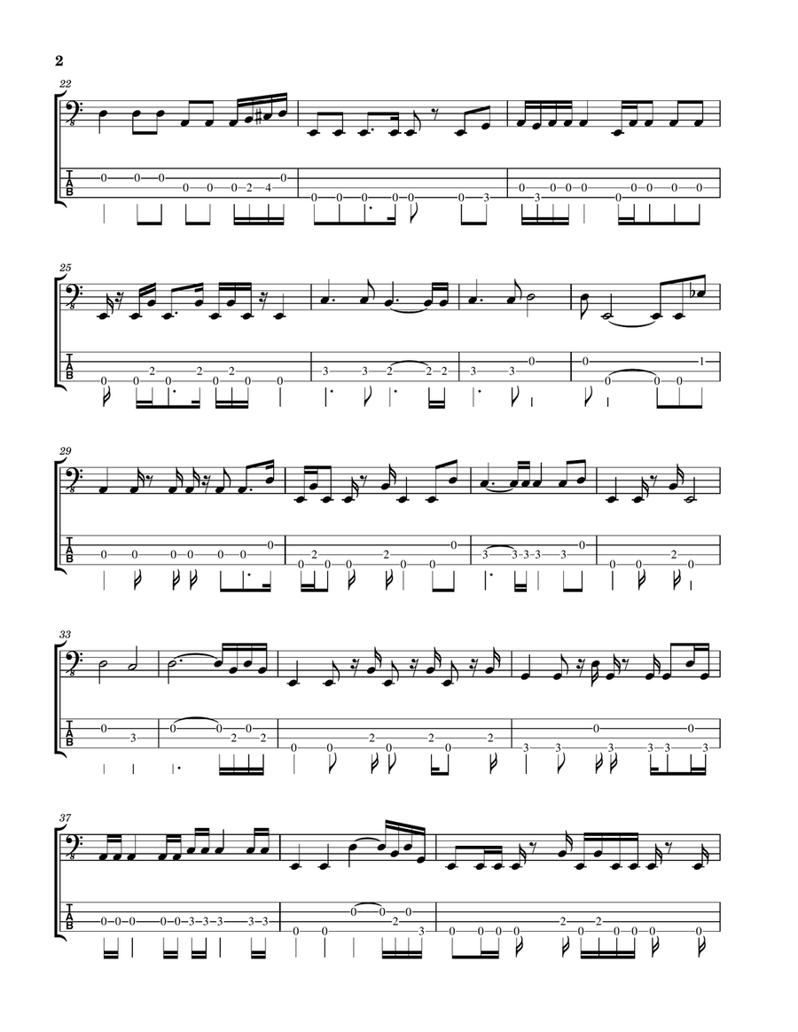 Catch The Rainbow Guitar Tablature scores gallery preview page 2