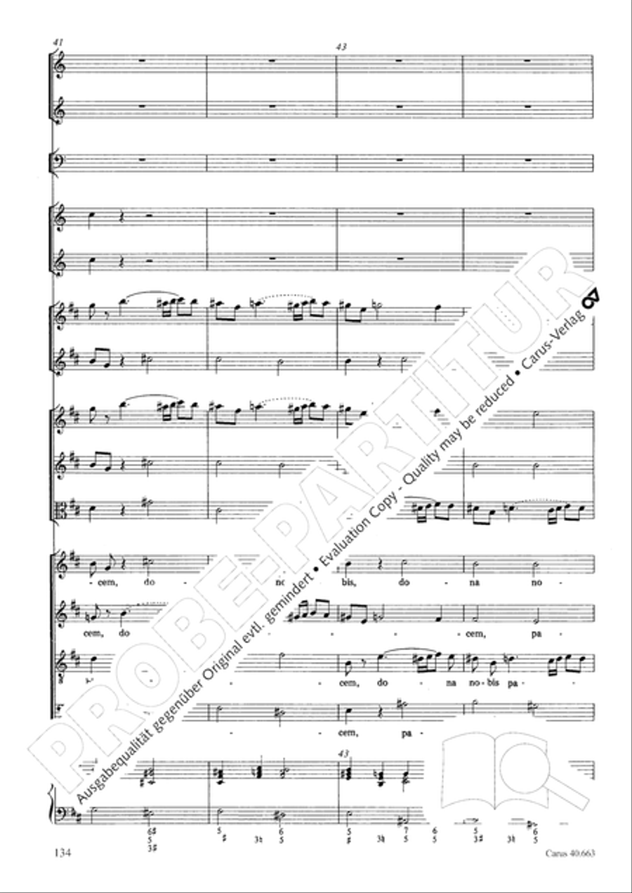 Mass in D minor (Missa in d) ATB scores gallery preview page 150