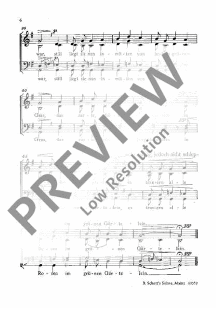 Drei Volkslieder A Cappella scores gallery preview page 5