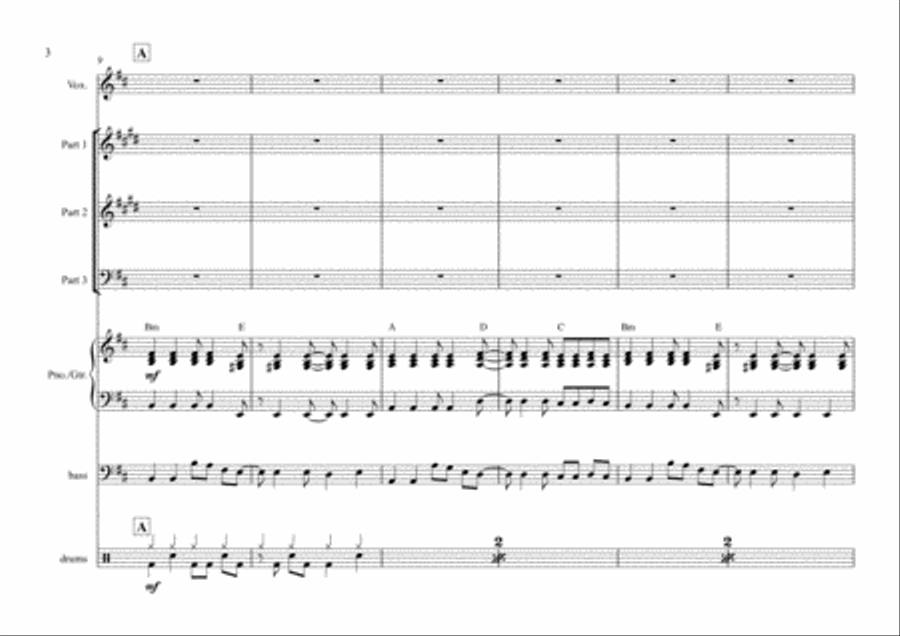 Take On Me Jazz Ensemble scores gallery preview page 4